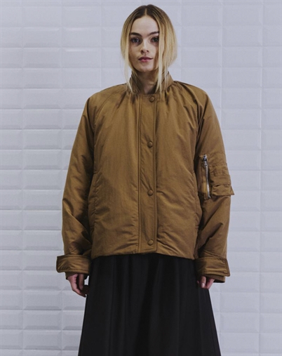 Withblack - WBLGrappy Bomberjakke - Dark Camel